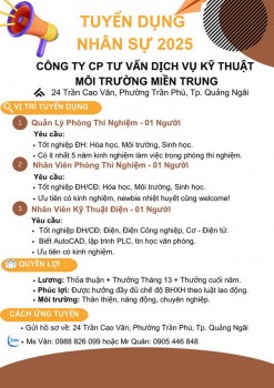 THÔNG TIN TUYỂN DỤNG NĂM 2025
