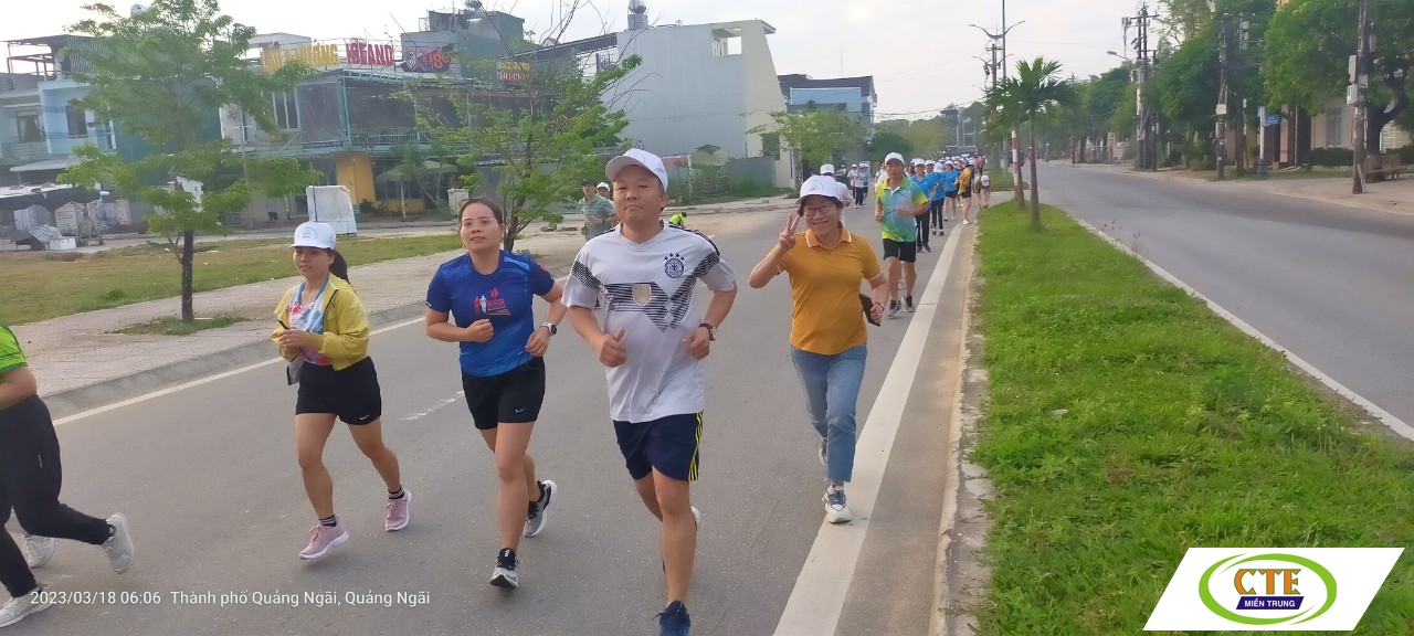 CTE tham gia Lễ phát động "Ngày chạy Olympic vì sức khoẻ toàn dân 2023"