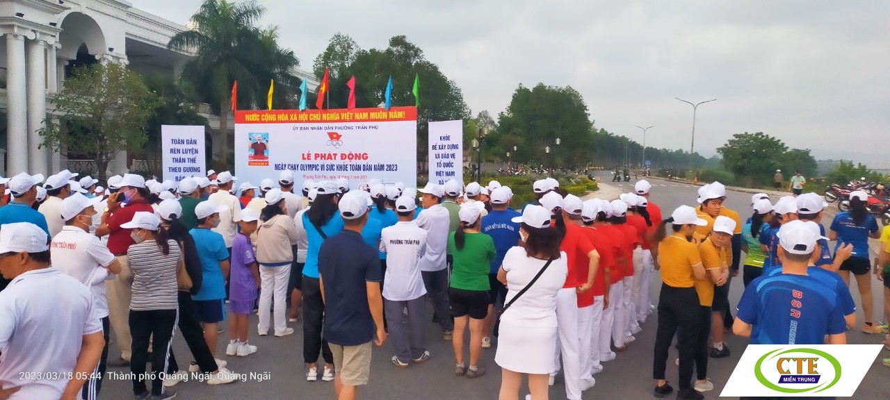 CTE tham gia Lễ phát động "Ngày chạy Olympic vì sức khoẻ toàn dân 2023"