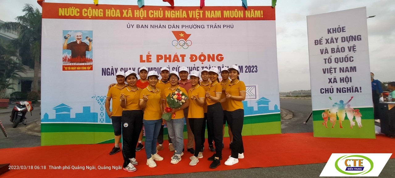 CTE tham gia Lễ phát động "Ngày chạy Olympic vì sức khoẻ toàn dân 2023"