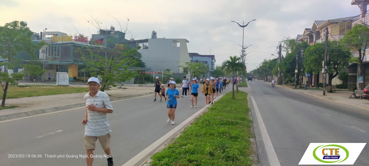 CTE tham gia Lễ phát động "Ngày chạy Olympic vì sức khoẻ toàn dân 2023"