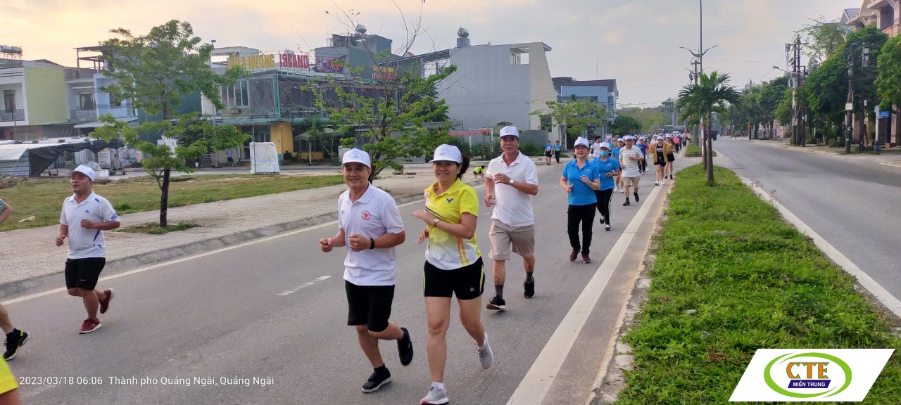CTE tham gia Lễ phát động "Ngày chạy Olympic vì sức khoẻ toàn dân 2023"
