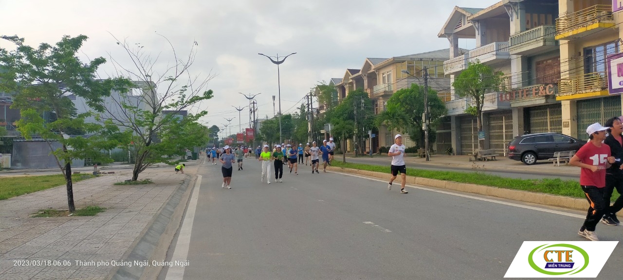 CTE tham gia Lễ phát động "Ngày chạy Olympic vì sức khoẻ toàn dân 2023"